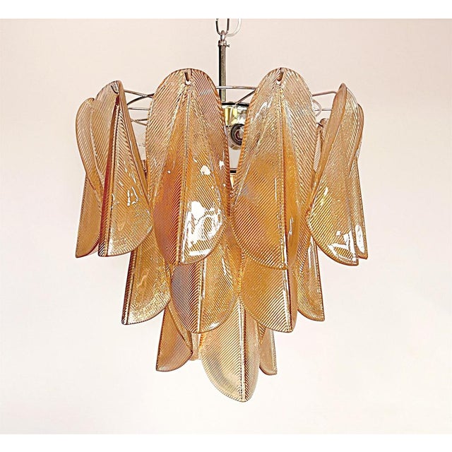 Italian Murano Glass Chandelier, 1990s For Sale - Image 3 of 9