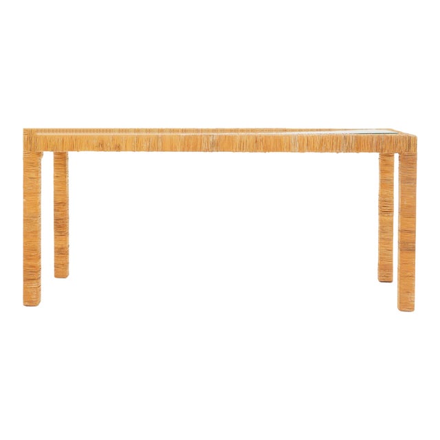 Rattan Console, 1970s For Sale