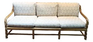 Vintage McGuire Bamboo Twist Couch