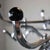Impressive large Art Deco chrome coat rack/floor lamp. Early 20th century. The coat rack/floor lamp consists of clustered...