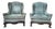 George III Style Wingback Armchairs in Carved Wood, 18th Century, Set of 2 For Sale