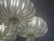 Metal Murano Glass Chandelier attributed to Barovier & Toso, 1940s For Sale - Image 7 of 18