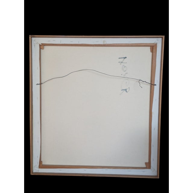 Original Abstract Landscape Painting on Canvas Framed For Sale - Image 9 of 9