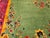 Vintage Art Deco Chinese Rug, Hand-Knotted Wool, Floral Motif, Turquoise & Purple, 9x12 For Sale - Image 18 of 18