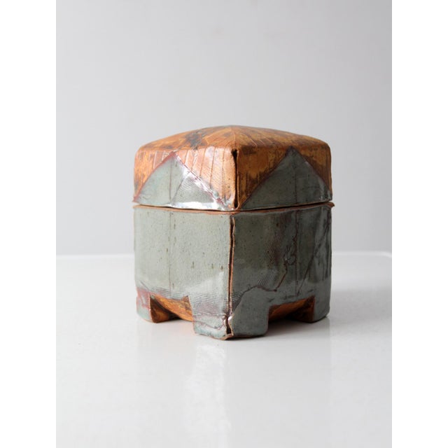 Vintage Studio Pottery Jar For Sale - Image 6 of 11