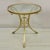 Late 20th Century Decorator Gold Italian Neoclassical Style Hoof Foot Round Occasional Side Table For Sale - Image 13 of 13