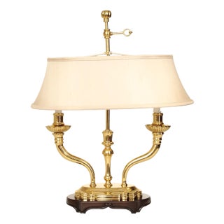 Kaiser Kuhn Brass Bouillotte Table Lamp For Sale
