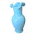 Blue Bristol Opaline Glass Vase For Sale