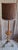 Vintage Floor Lamp with Oak Column, Black Metal Legs and Fabric Shade by Lamplove, 1960s For Sale - Image 4 of 7