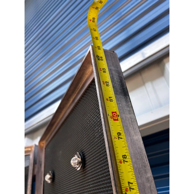 3 Panel Screen in Platinum For Sale - Image 9 of 11