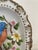 Vintage Raised Relief Porcelain Bird Wall Plaque With Floral Motif For Sale - Image 9 of 11