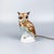 Vintage German porcelain owl perfume lamp, also known as a "Rauchverzehrer" or smoke eater. This particular one comes from...