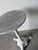 White 19th Century French Cast Iron Bistro Table With White Marble Top For Sale - Image 8 of 12
