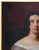 Dark Red and Pink Antique Portrait of a Victorian Lady, 20th Century For Sale In Houston - Image 6 of 12