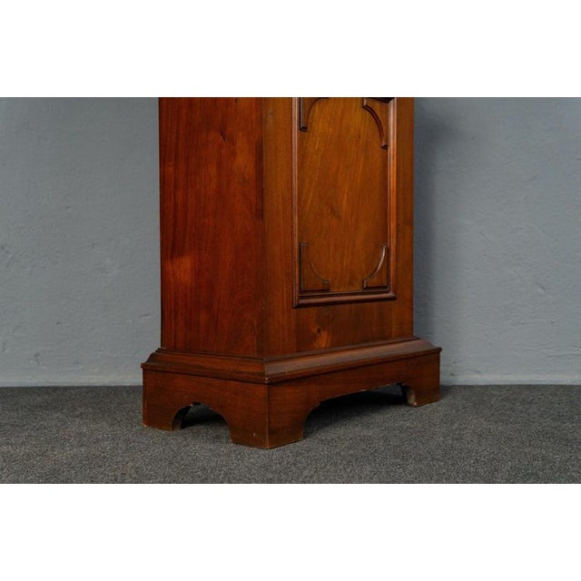 Brown Antique Gründerzeit Grandfather Clock, Late 19th Century For Sale - Image 8 of 18