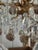 Crystal & Murano Glass Gold Leaf Chandelier For Sale In New York - Image 6 of 13