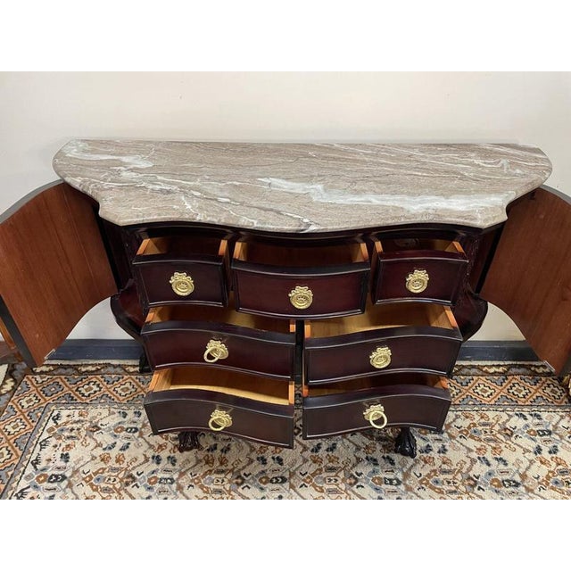 Chippendale Revival Mahogany Sideboard For Sale - Image 6 of 8