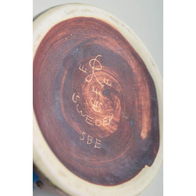 Cylindrical Vase with Reddish-Brown Glaze by Carl-Harry Stålhane for Rörstrand For Sale - Image 3 of 5