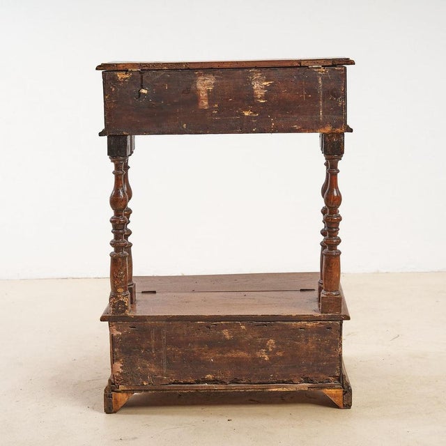 Wood Religious Kneeling-Seat in Wood For Sale - Image 7 of 8