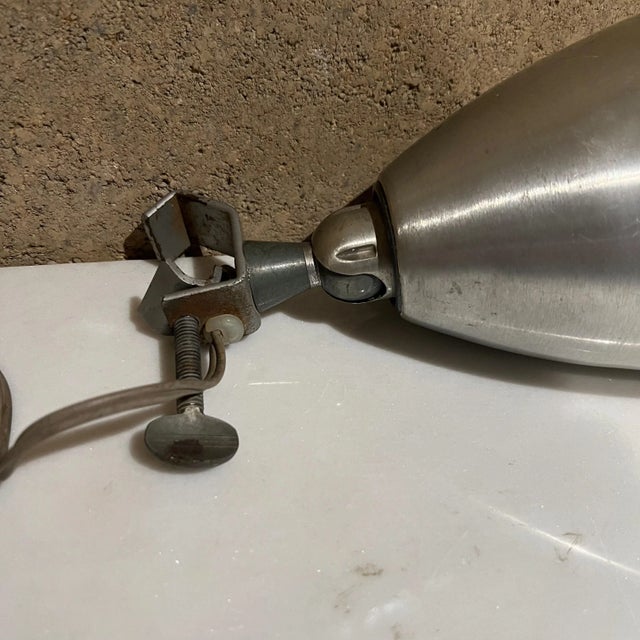 Lightolier Mid-Century Modern Silver Task Light by Lightolier, 1960s For Sale - Image 4 of 8