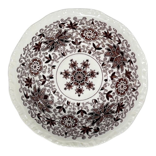 Vintage English Masons Bow Bells Coupe Cereal Bowl For Sale