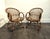Brown Vintage Italian Designer Mid-Century Modern Rattan Lounge Chairs by Franco Albini For Sale - Image 8 of 9