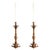 Antique Candleholder with Gold Finish, Set of 2 For Sale - Image 11 of 11