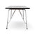 Mid-Century Black Folding Coffee Table For Sale - Image 5 of 10