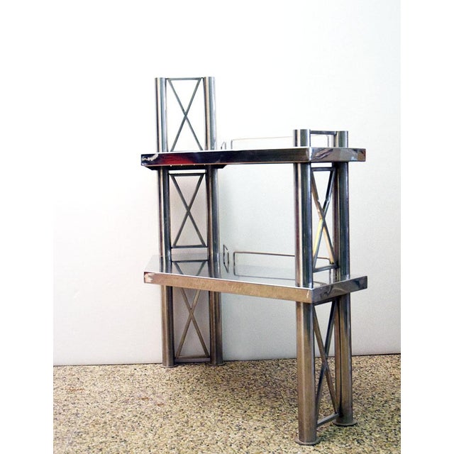 Steel Console Table, Italy, 1970s For Sale - Image 3 of 14