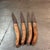 Laguiole 1980s Laguiole-Style Steak Knives Wood and Stainless Steel - Set of 4 For Sale - Image 4 of 6