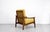 Mid-Century Italian Armchair in Teak and Mustard Velvet, 1960s, in Very Good conditions. Designed 1960 to 1969