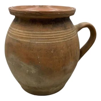 Antique Terracotta Vessel For Sale