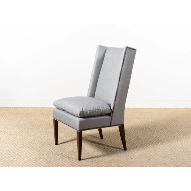 Hickory Furniture Modern Martin Winged Side Chair For Sale - Image 6 of 6