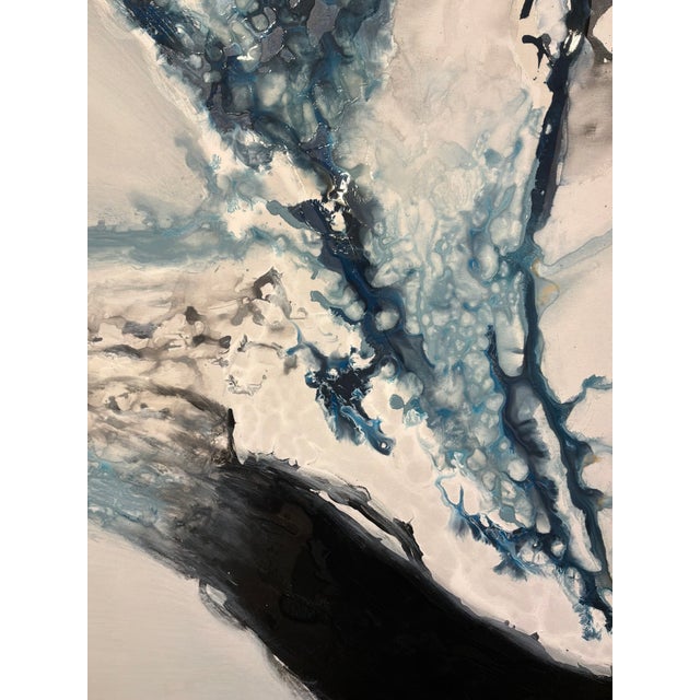 2020s Revelation Go With the Flow Hand Painted Art For Sale - Image 5 of 5