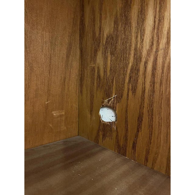 Wood Mid-Century Modern Sideboard in Aluminium and Cane, 1970s For Sale - Image 7 of 10