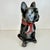 1950s Boho Chic Outdoor Garden Frenchie French Bulldog Concrete Statue For Sale - Image 9 of 14