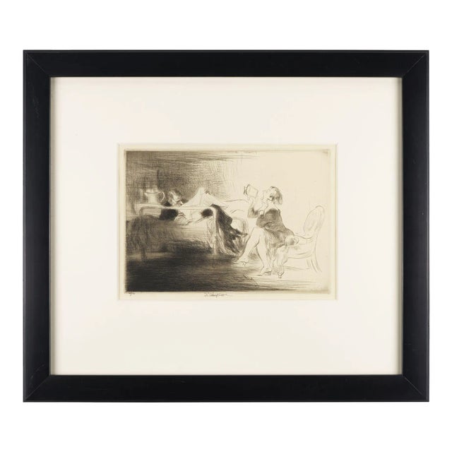 En Pension by Edmund Blampied, 1929-30 For Sale