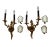 Metal 1960s Gilt Bronze Louis XV Style Sconces, Pair For Sale - Image 7 of 7