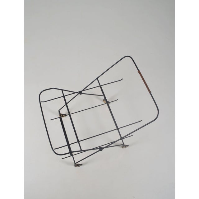 Black Swedish Trolley attributed to Paul Nagel for Jie Gantofta, 1960s For Sale - Image 8 of 12