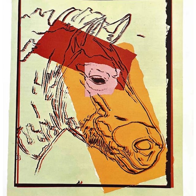 Title: Mongolian Wild Horse Artist: Andy Warhol Country: USA Medium: Offset print Marks: Not signed or numbered nor framed...