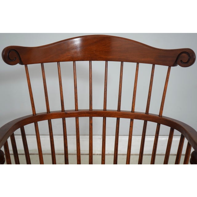 1980s Set of 6 Duckloe Colonial Style Windsor Dining Chairs For Sale - Image 5 of 18