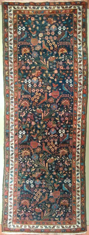 Antique Persian Mehraban Rug - 3’4” X 9’6”