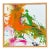 Vintage Original Abstract Oil on Canvas For Sale