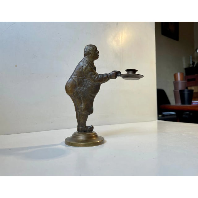 Bronze Candleholder, 1930s For Sale - Image 3 of 8