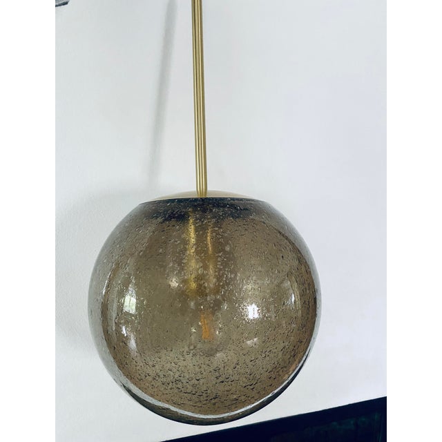 Mid-Century Globe Air Bubbles Ball Hanging Lamp from Peill & Putzler, 1960 For Sale - Image 5 of 13