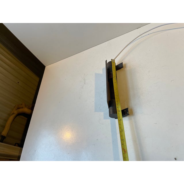 Metal Tube Wall Light in Brass from Louis Poulsen, 1930s For Sale - Image 7 of 9