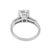 Mid Century Gia 1.95 Carat Round Brilliant Cut Diamond Platinum Engagement Ring, Size 6.25 For Sale In Los Angeles - Image 6 of 8