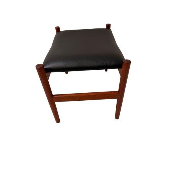 1960s Mid-Century Modern Stool by Hugo Frandsen for Spøttrup Møbler, 1960s For Sale - Image 5 of 10