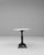 French 20th Century French Cast Iron Bistro Table With Marble Top Details Small Round For Sale - Image 3 of 18