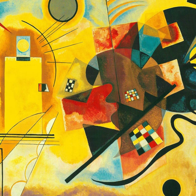 Yellow Red Blue 1925/カンディンスキー/アートポスター Wassily Kandinsky - Yellow-Red-Blue - Poster – Murellos